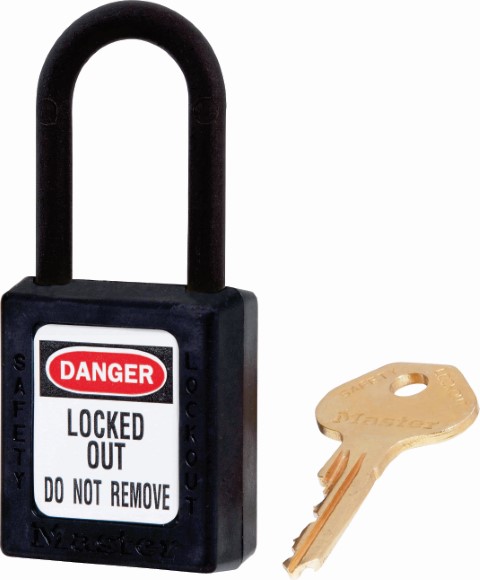 MASTER LOCK - XENOY SAFETY LOCKOUT PADLOCK-BLACK 